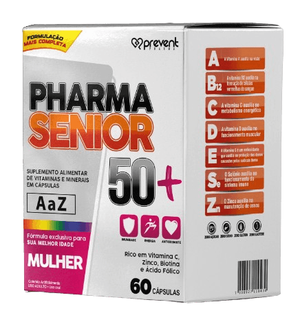 Prevent Pharma Senior Mulher 50+AZ 90 Cápsulas